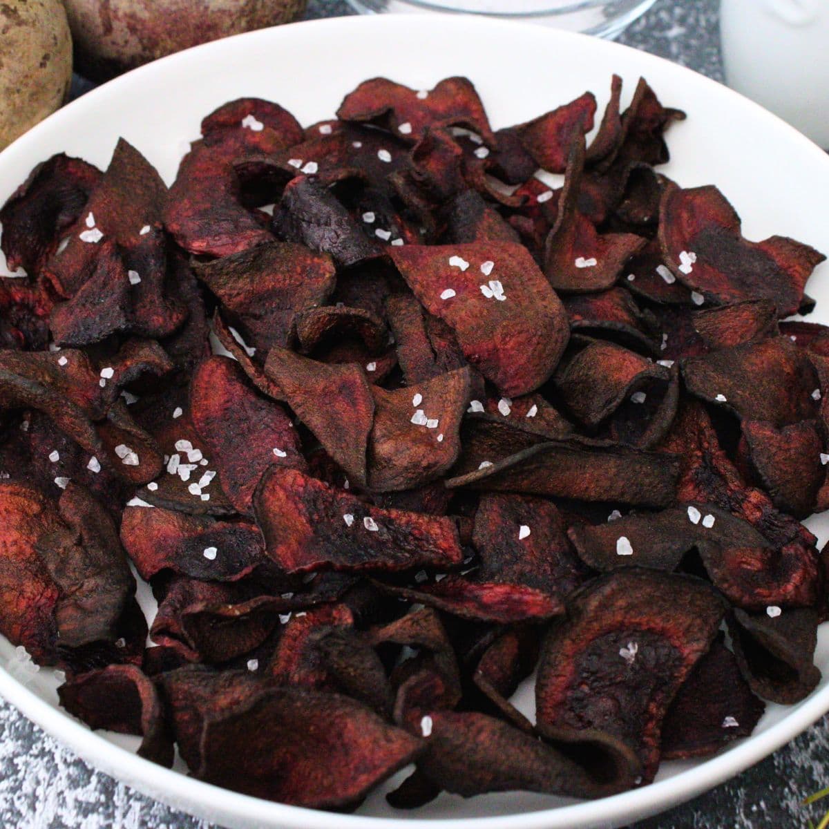 air fryer beet chips recipe salt and vinegar dinners done quick featured image