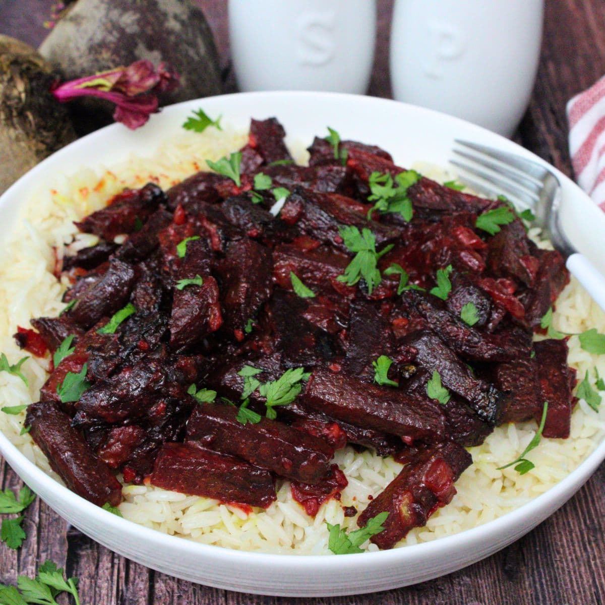 air fryer beet curry recipe dinners done quick featured image