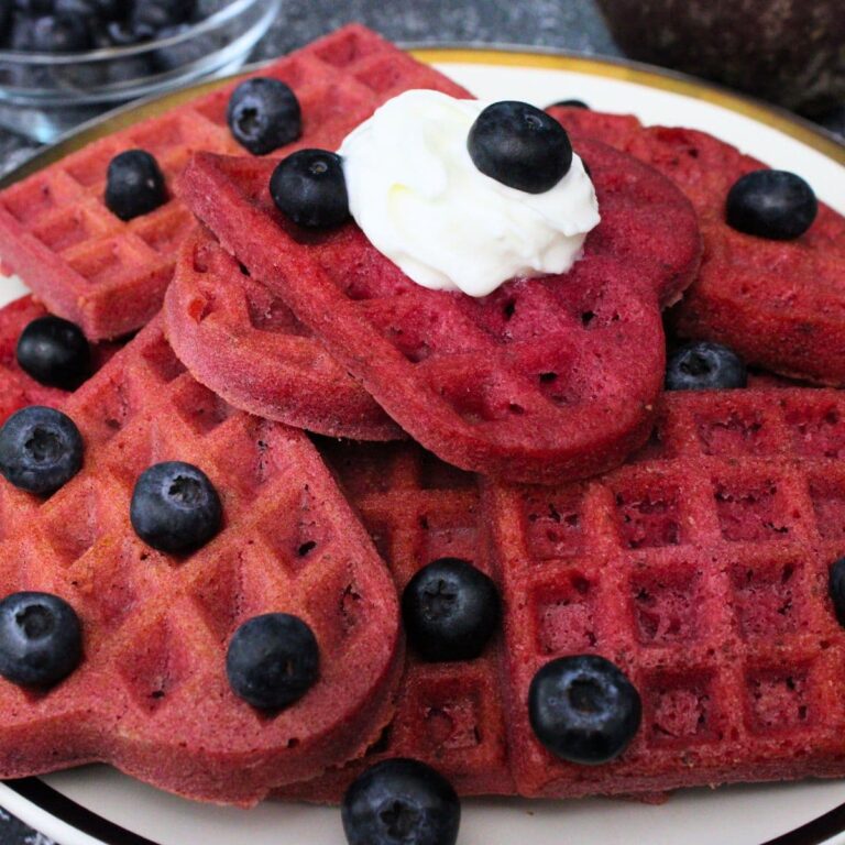 beetroot waffles recipe dinners done quick featured image