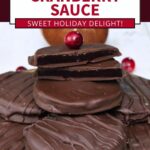 chocolate covered cranberry sauce recipe dinners done quick pinterest