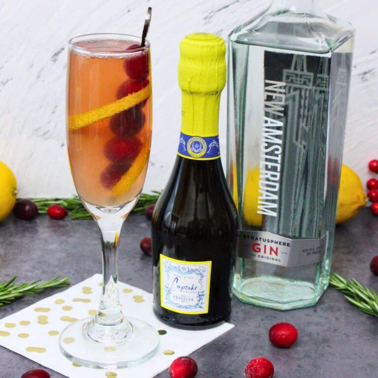 cranberry french 75 cocktail recipe dinners done quick featured image