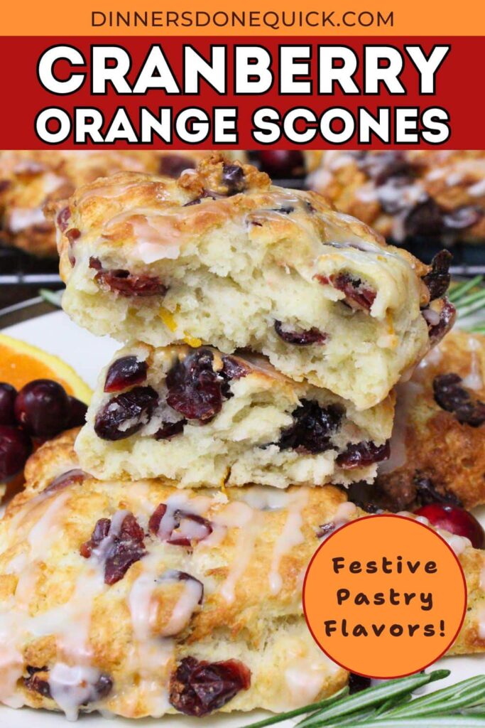 cranberry orange scones recipe dinners done quick pinterest