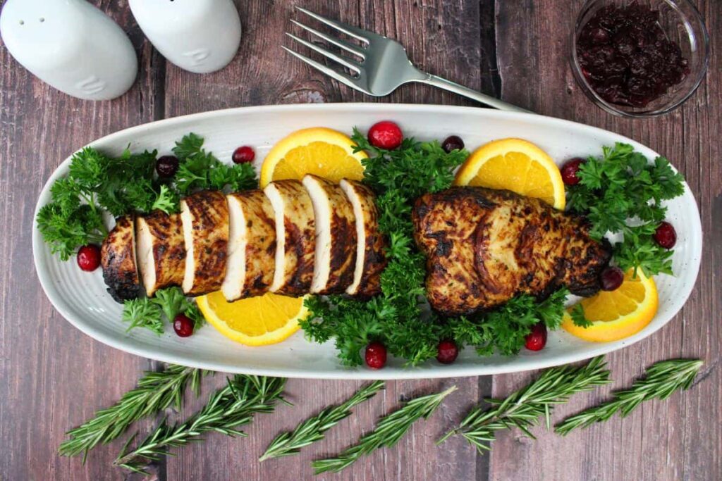 Air Fryer Marinated Turkey Tenderloin (Aldi) Dinners Done Quick