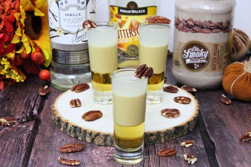 Pecan Pie Shot A Thanksgiving Shooter With Vodka! Dinners Done Quick