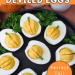 pumpkin deviled eggs recipe dinners done quick pinterest