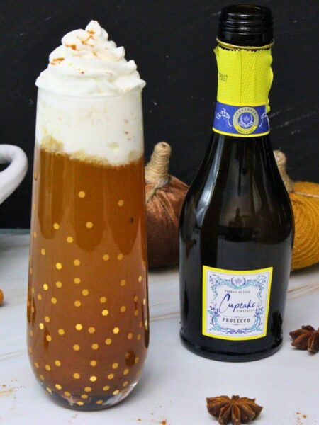 pumpkin pie mimosa cocktail brunch recipe dinners done quick featured image