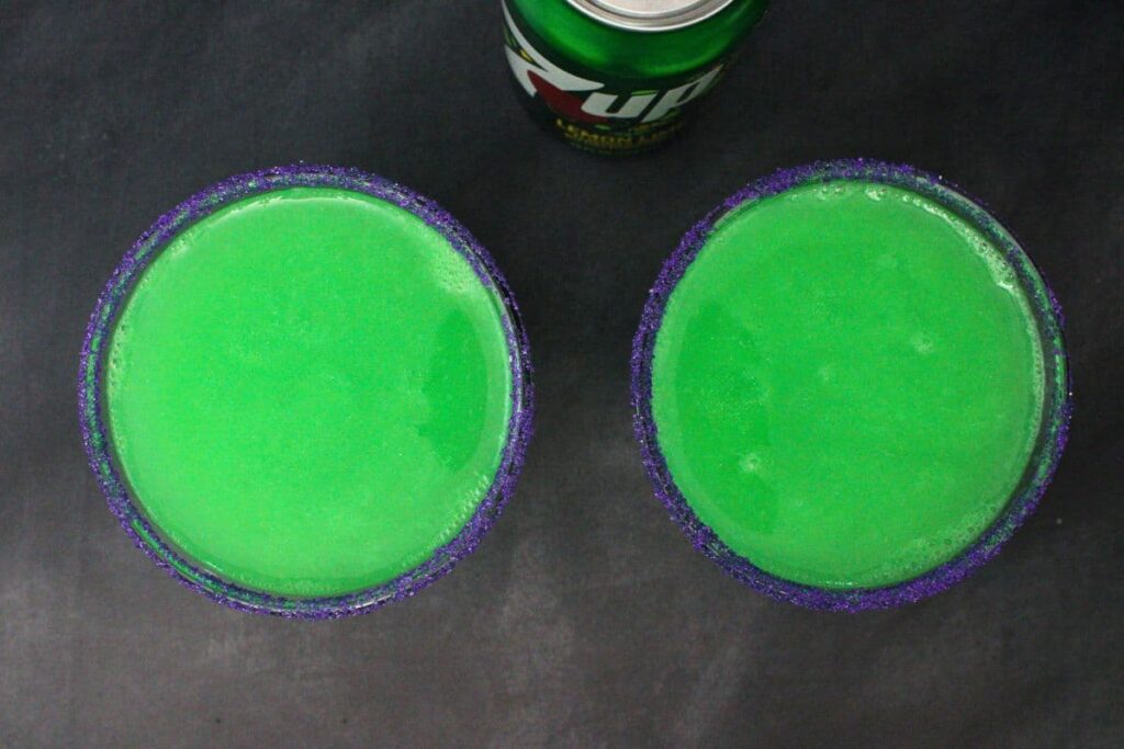 top wicked witch cocktail with sprite