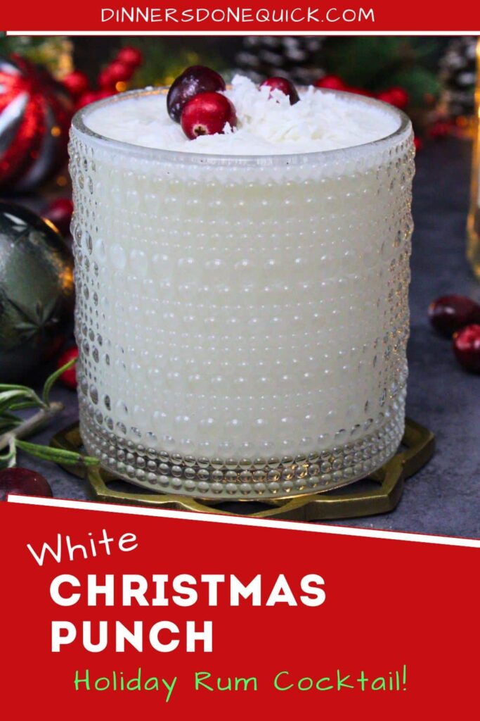 white christmas punch cocktail recipe dinners done quick pinterest
