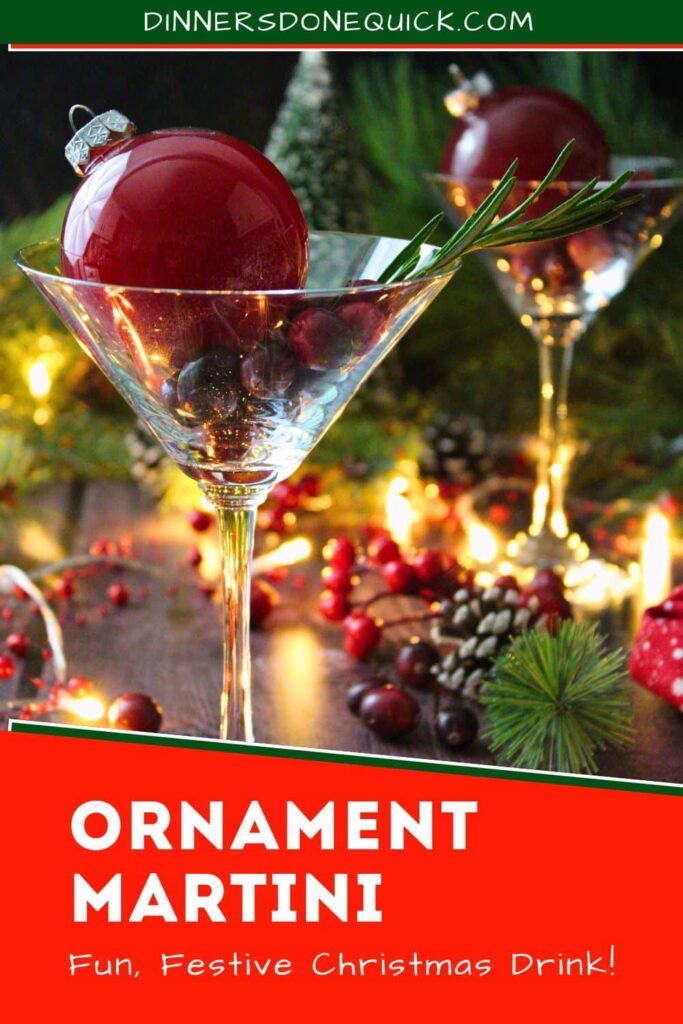 ornament martini recipe dinners done quick pinterest