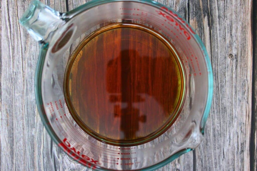 heat water and chai concentrate