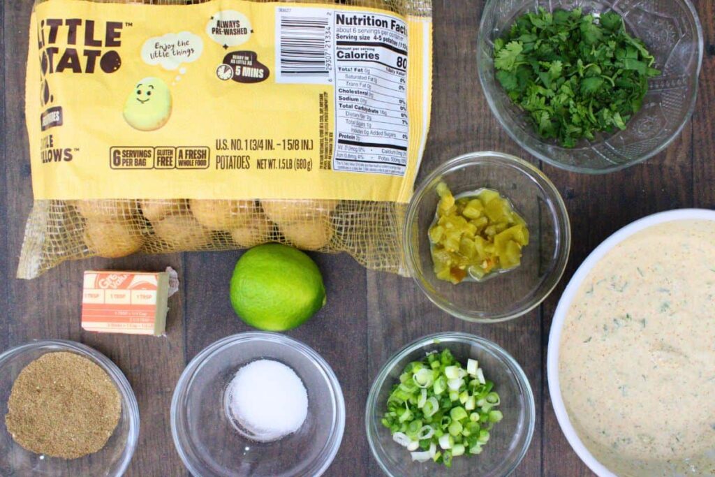 ingredients to make gunpowder potatoes