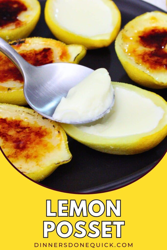 lemon posset recipe dinners done quick pinterest