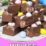 mini egg fudge recipe dinners done quick pinterest