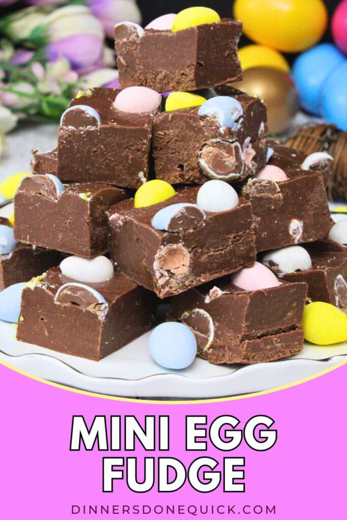 mini egg fudge recipe dinners done quick pinterest