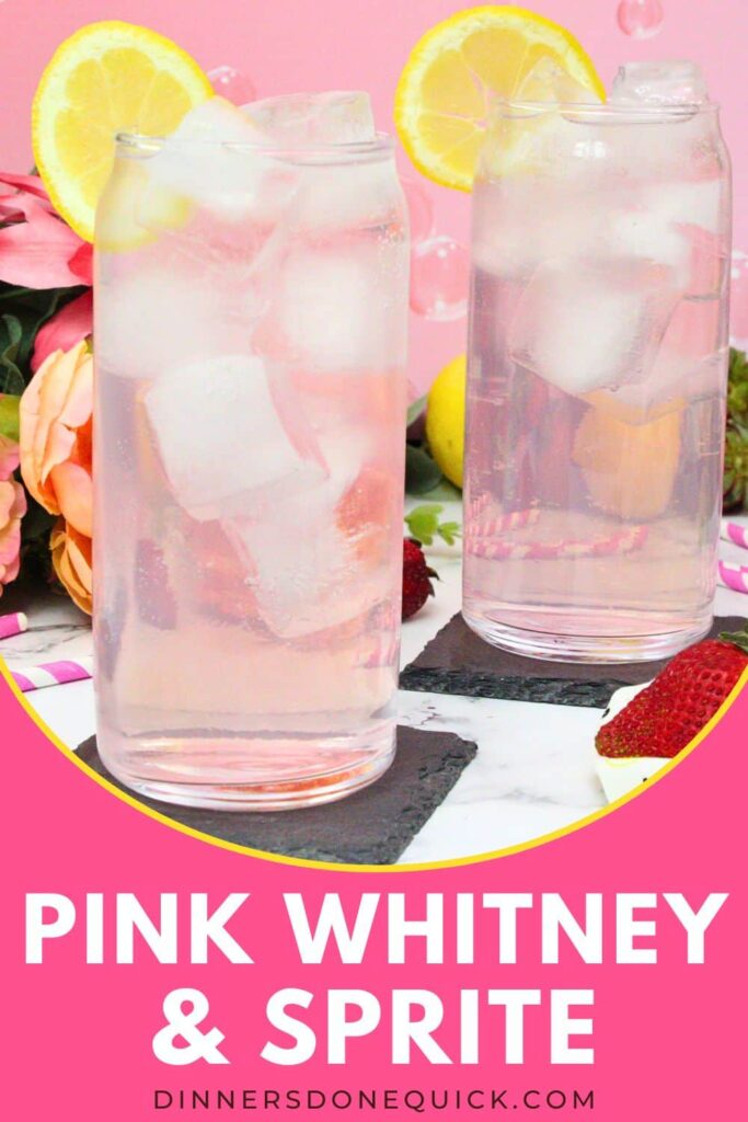 pink whitney and sprite cocktail recipe dinners done quick pinterest