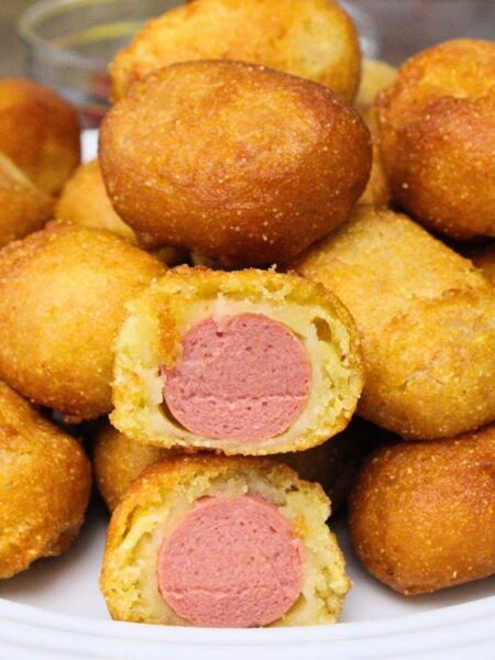 air fryer mini corn dogs recipe dinners done quick featured image
