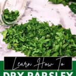 dry parsley in the air fryer dinners done quick pinterest