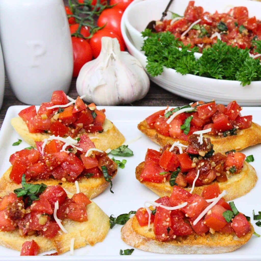 air fryer bruschetta recipe dinners done quick featured image