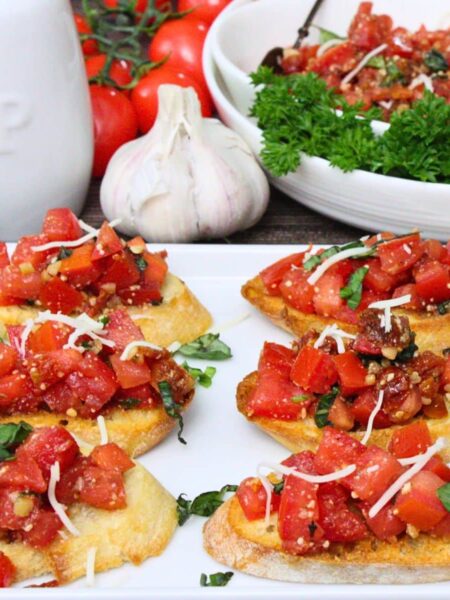air fryer bruschetta recipe dinners done quick featured image