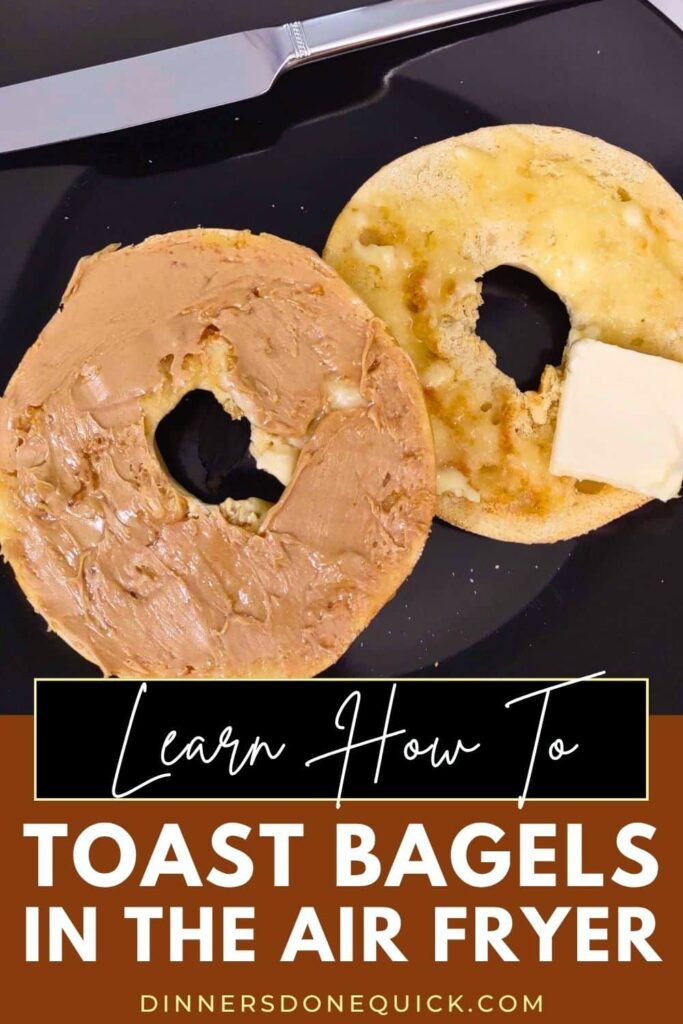 how to toast bagels in the air fryer dinners done quick pinterest