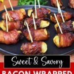 bacon wrapped apples recipe dinners done quick pinterest