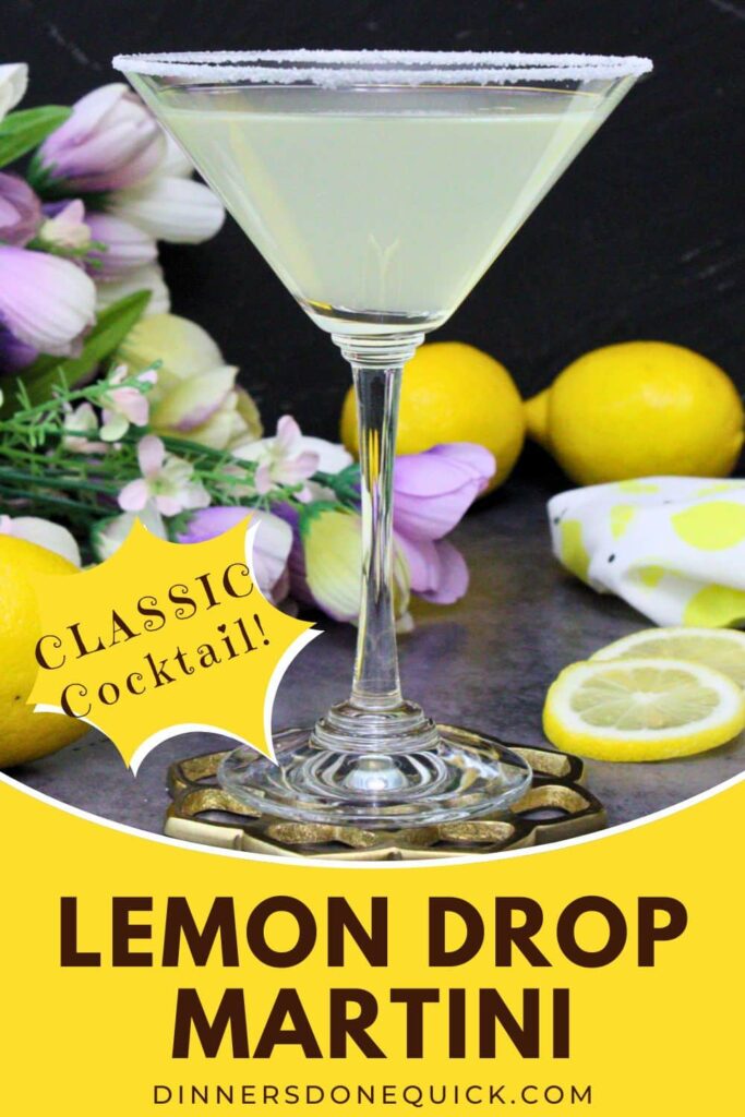 lemon drop martini recipe dinners done quick pinterest