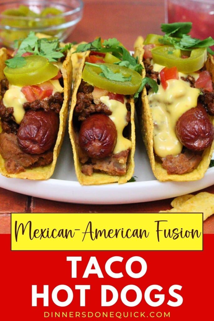 taco hot dogs recipe dinners done quick pinterest