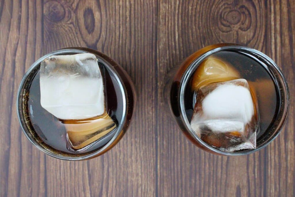 add crown royal chocolate whiskey and top with cherry coke