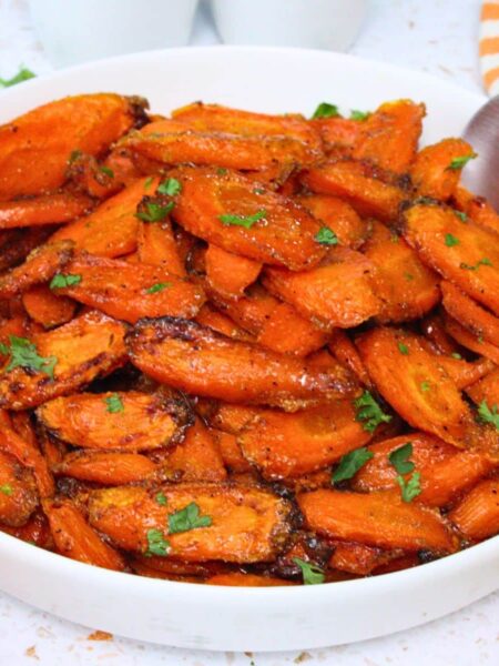air fryer brown sugar carrots recipe dinners done quick featured image