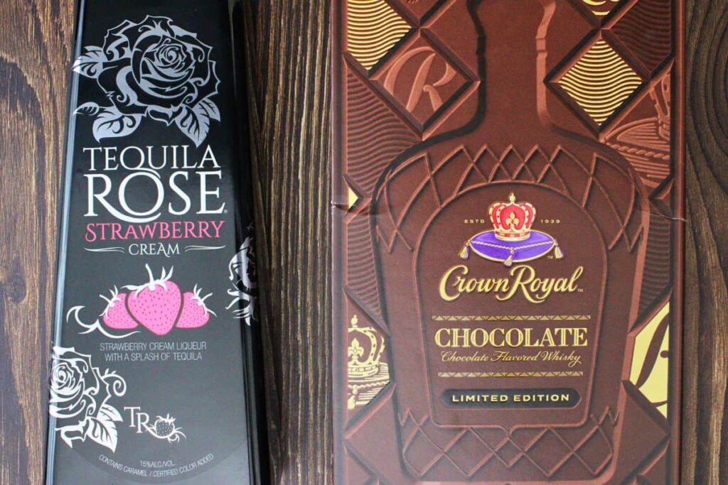 ingredients to make chocolate covered strawberry shots