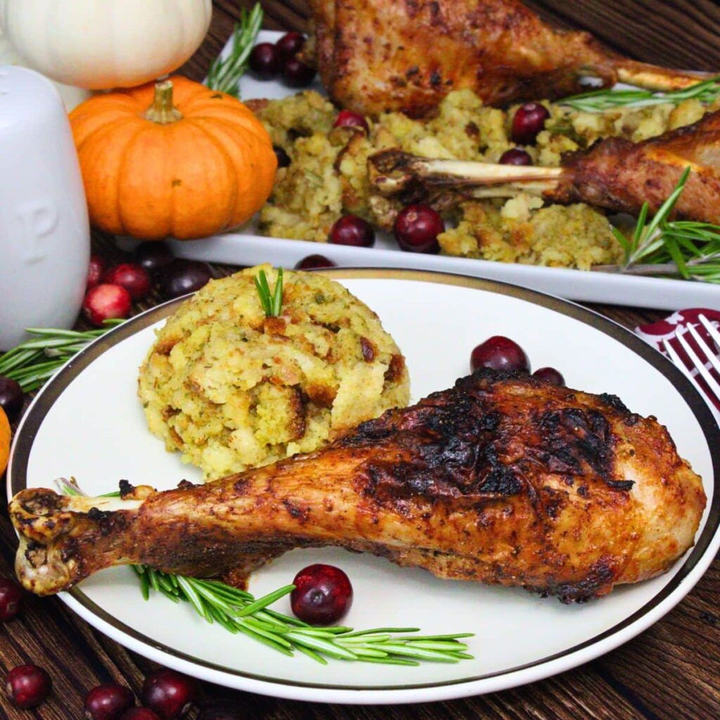 air fryer turkey legs recipe dinners done quick featured image