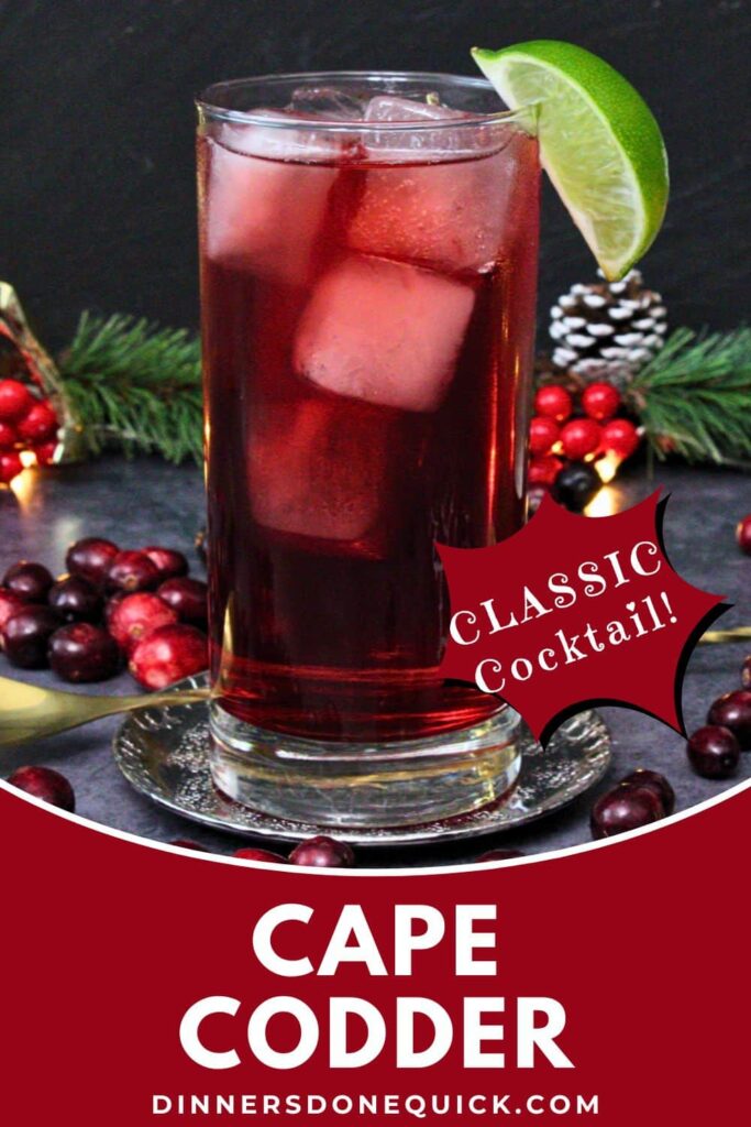 cape codder cocktail recipe dinners done quick pinterest