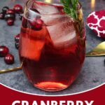 cranberry vodka spritzer recipe dinners done quick pinterest