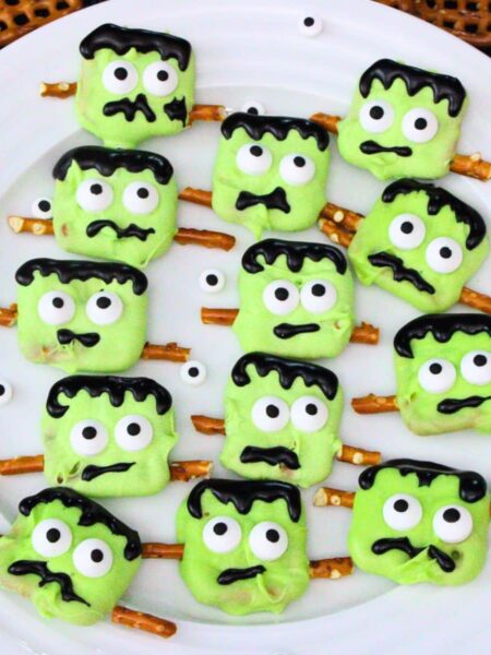 frankenstein pretzels recipe dinners done quick featured image