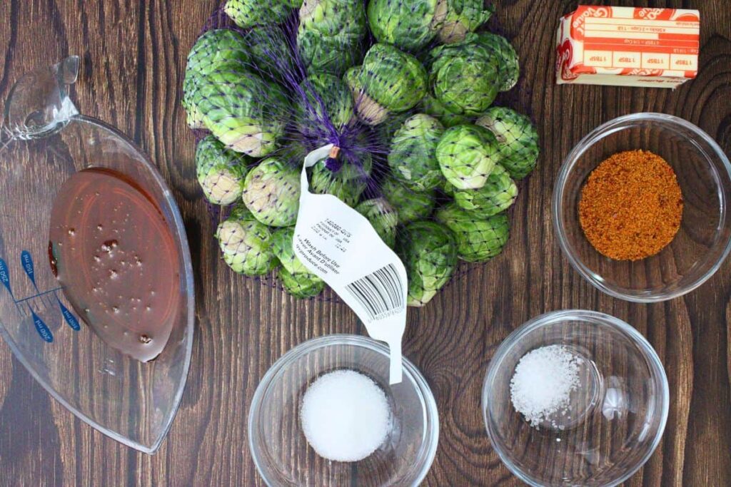 ingredients to make longhorn brussel sprouts