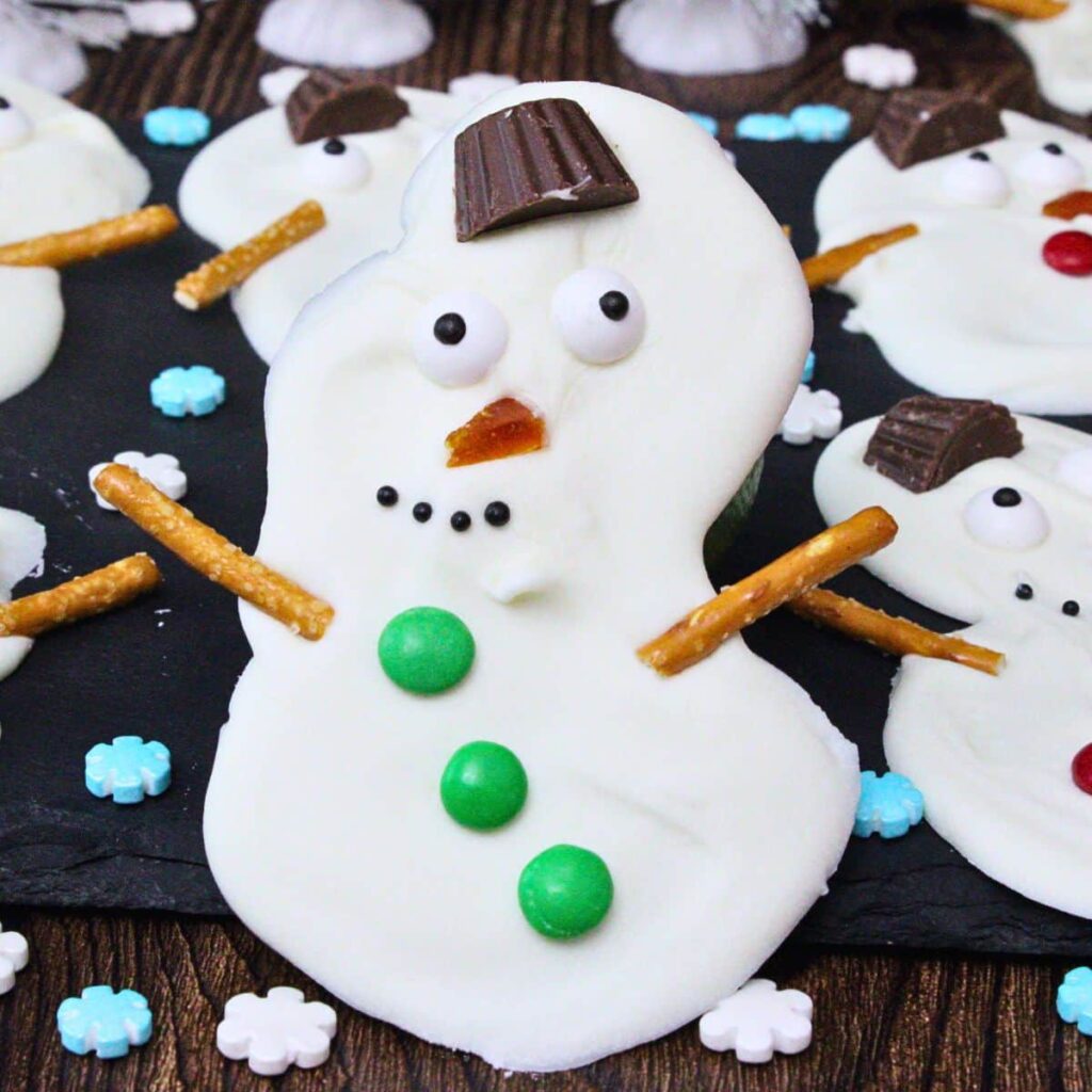 melted snowman bark recipe dinners done quick featured image