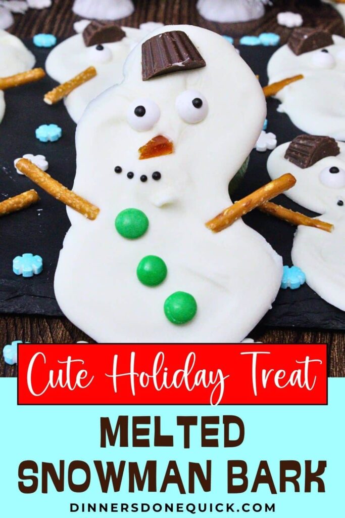 melted snowman bark recipe dinners done quick pinterest