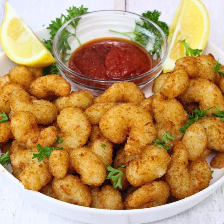 air fryer frozen popcorn shrimp recipe dinners done quick featured image