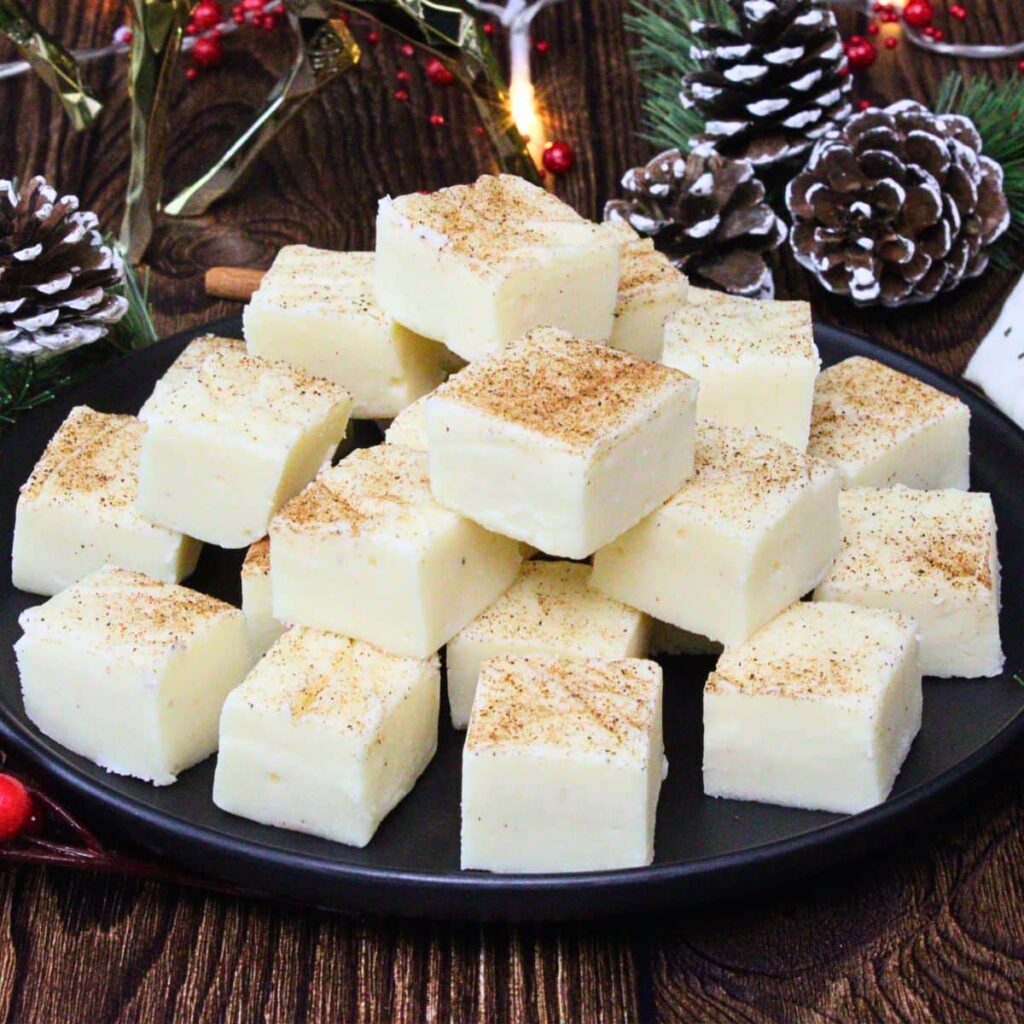 eggnog fudge recipe dinners done quick featured image