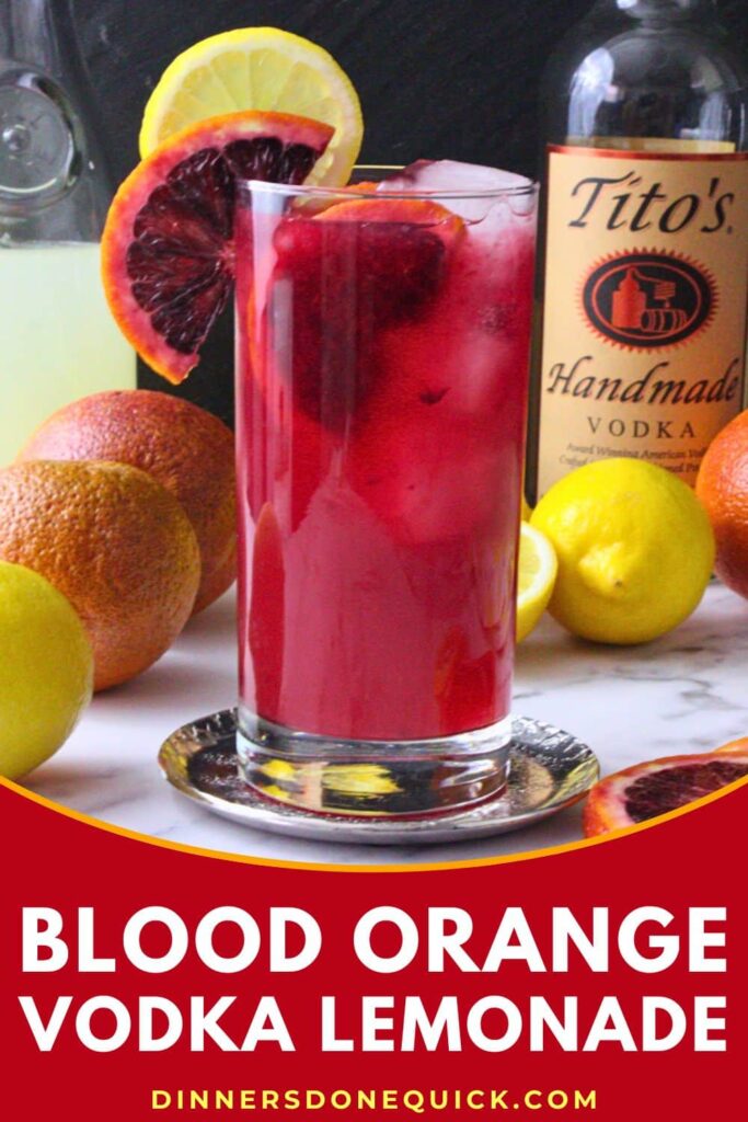 blood orange vodka lemonade recipe dinners done quick pinterest