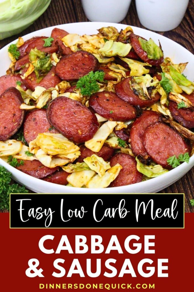 cabbage and sausage recipe dinners done quick pinterest