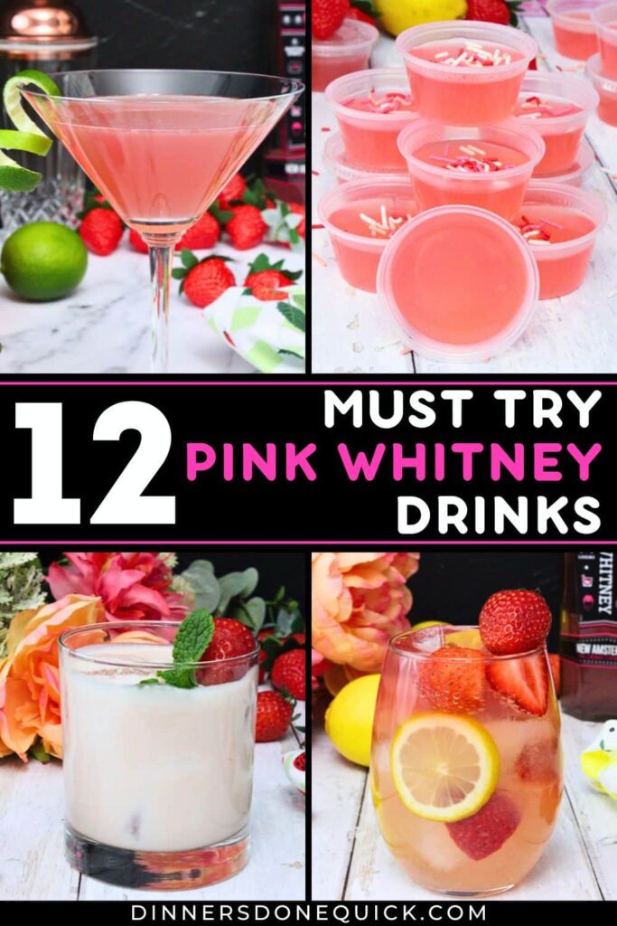 pink whitney drinks recipes dinners done quick pinterest