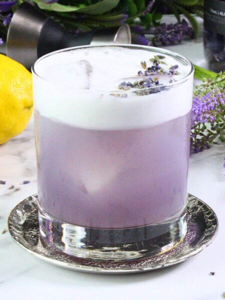 lavender gin sour recipe dinners done quick featured image