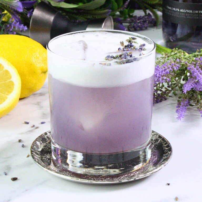lavender gin sour recipe dinners done quick featured image