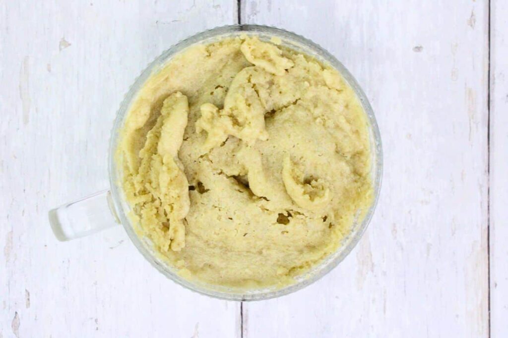 microwave pistachio mug cake until center is just set