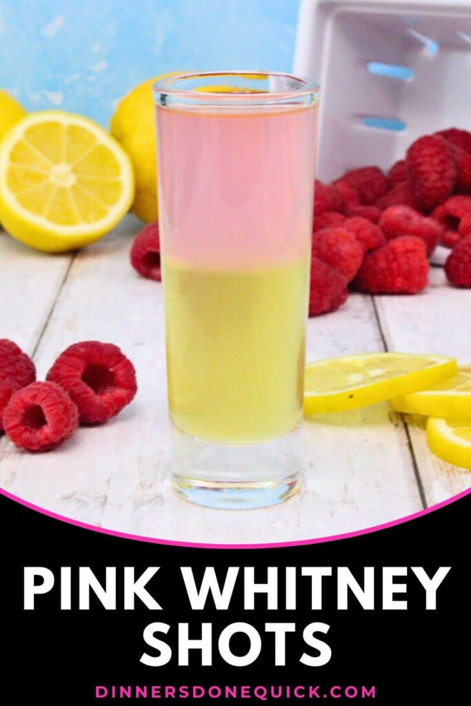 layered pink whitney shot recipe dinners done quick pinterest