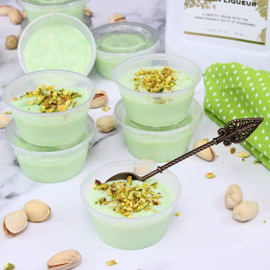 pistachio pudding shots recipe dinners done quick featured image