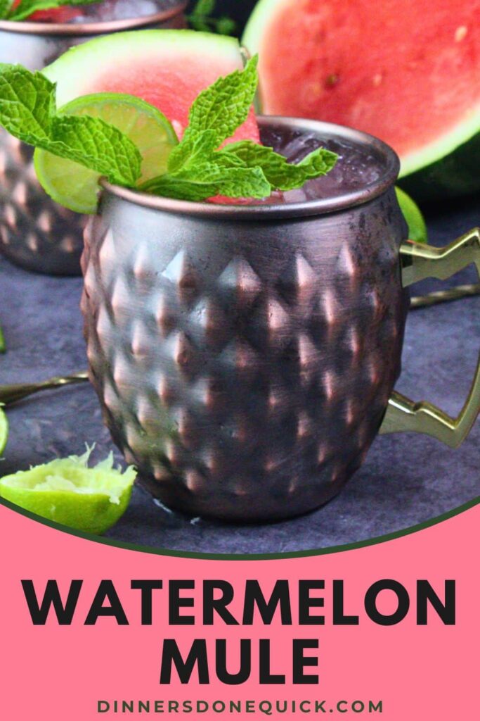 watermelon mule recipe dinners done quick pinterest