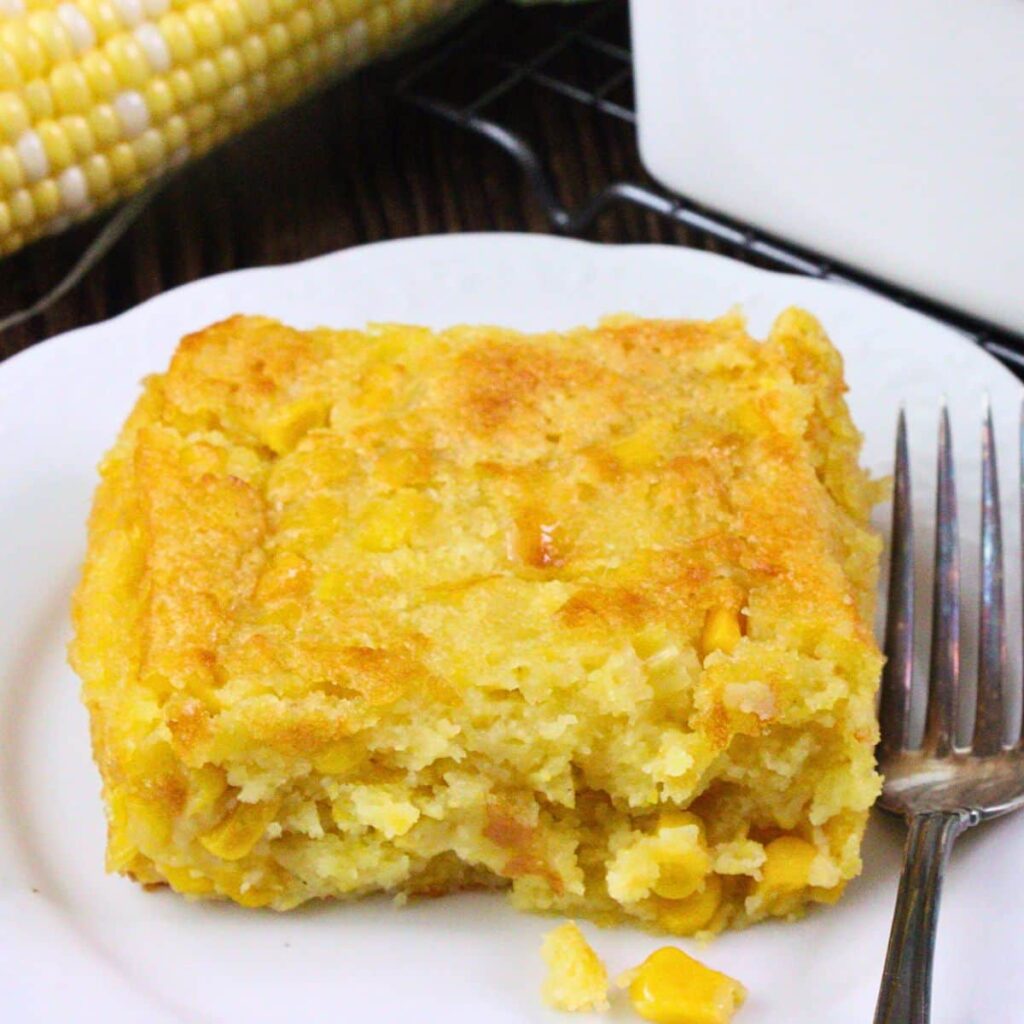 air fryer corn casserole recipe dinners done quick featured image