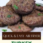 air fryer turkey breakfast sausage recipe dinners done quick pinterest